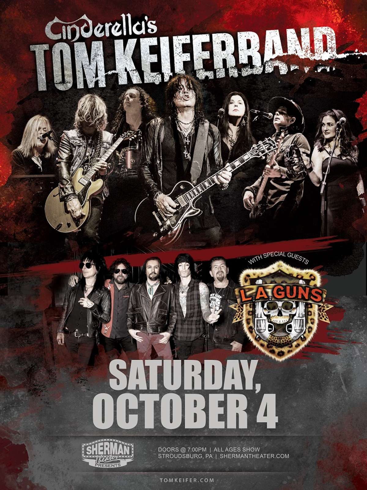 Cinderella’s Tom Keifer Band w/ Special Guests L.A. Guns