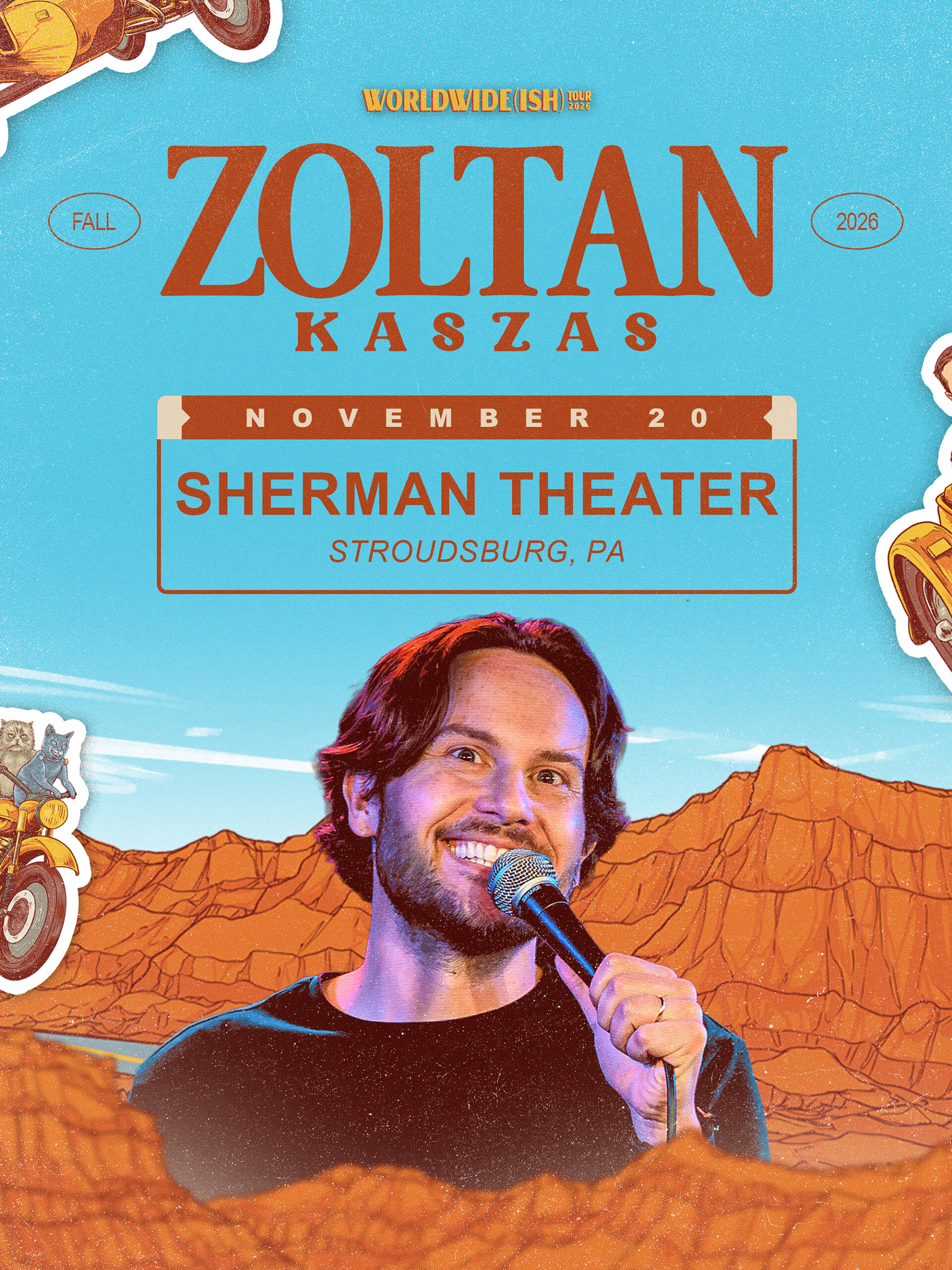 ZOLTAN KASZAS: WORLDWIDE(ish) TOUR