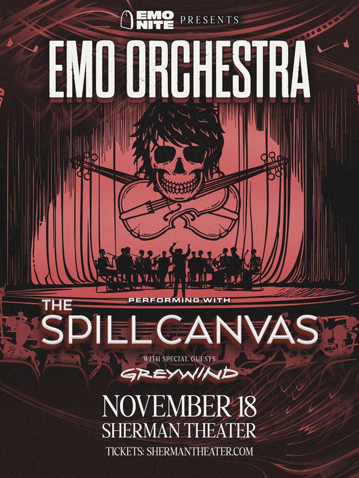 Emo Orchestra with The Spill Canvas – An Evening of Emo