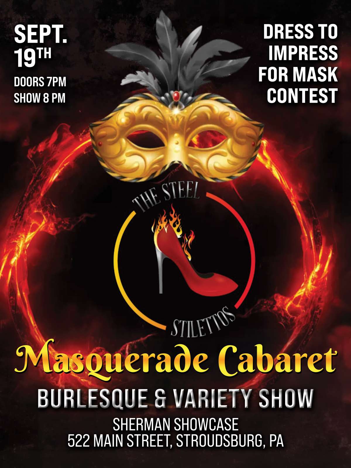 Masquerade Cabaret with The Steel Stilettos