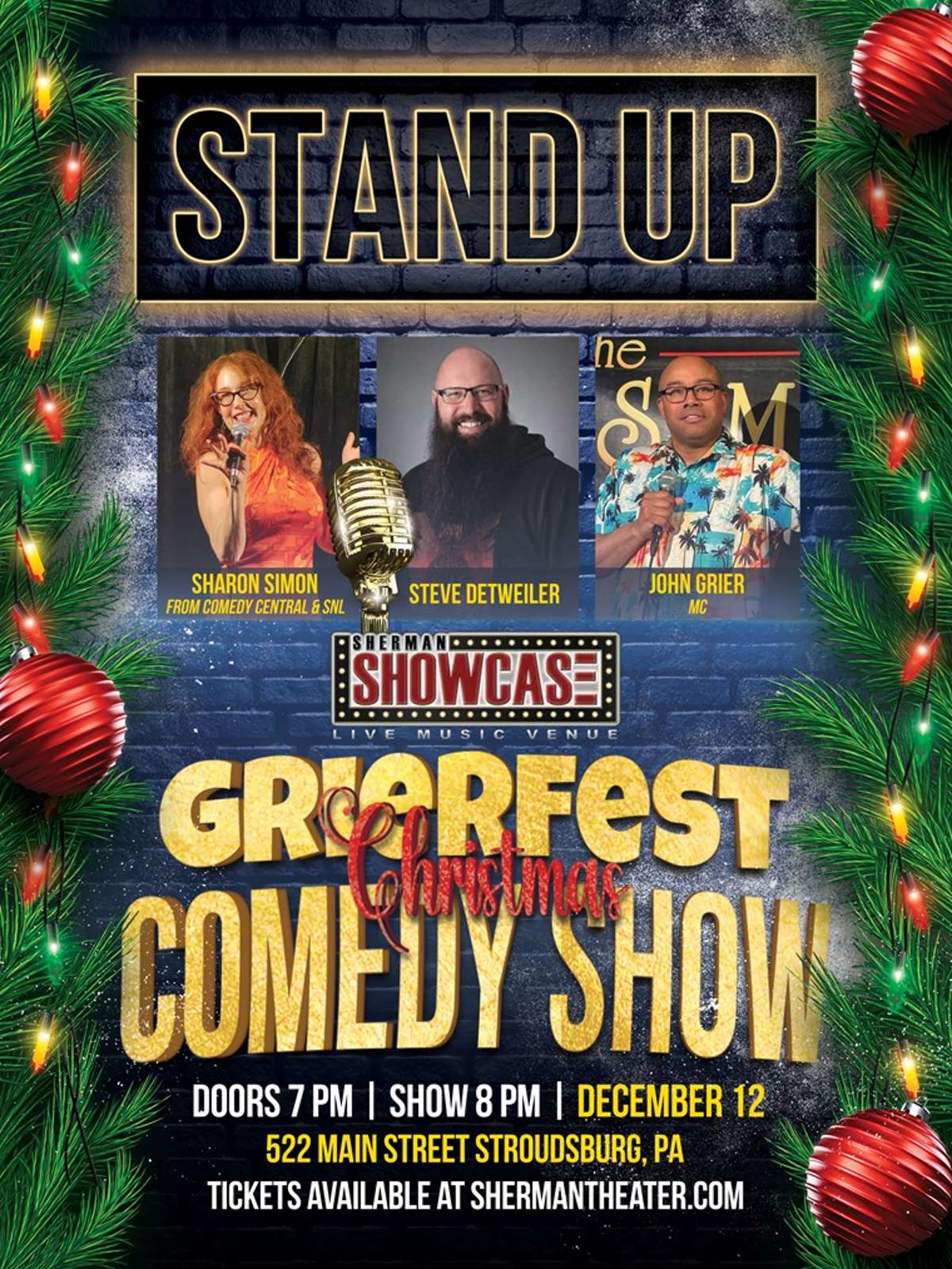 Grierfest Holiday Comedy Show
